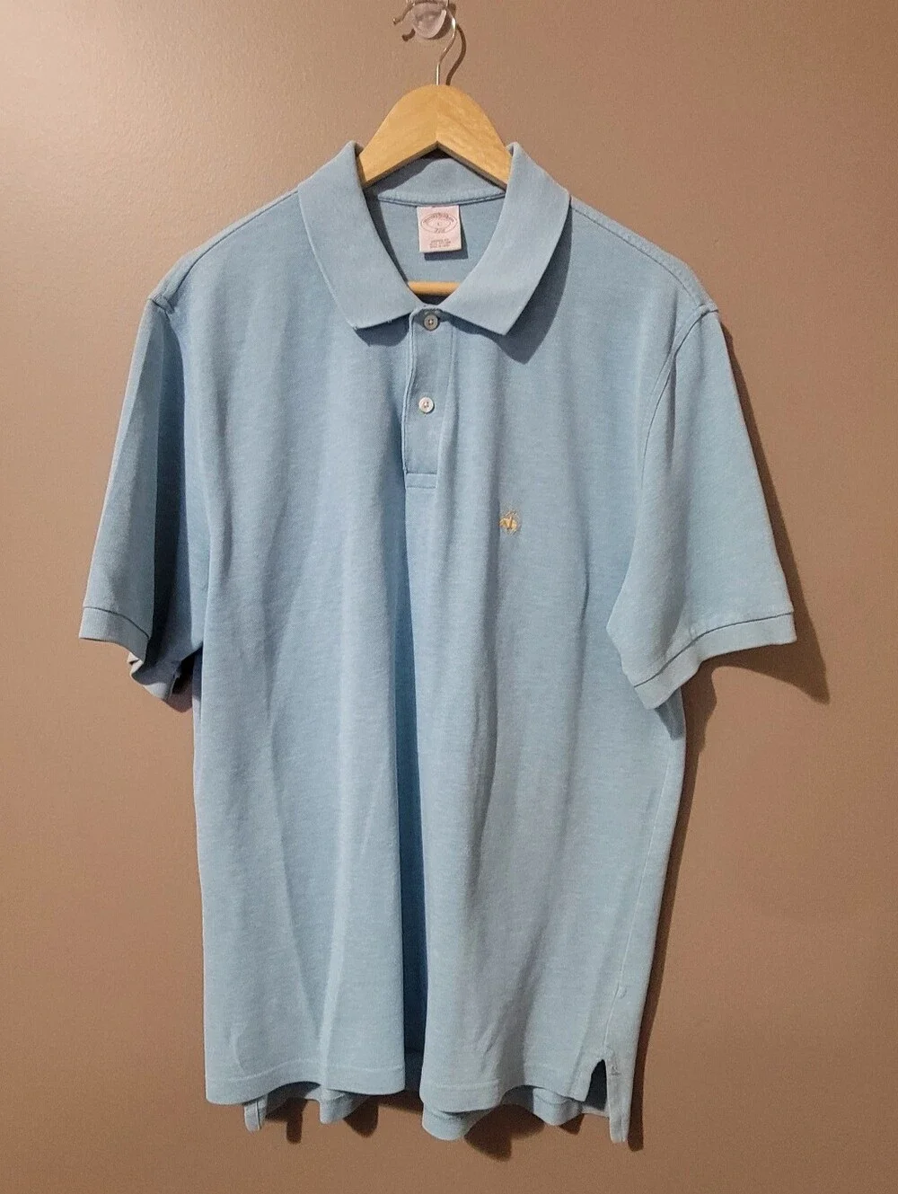 Brooks Brothers - Teal Short-Sleeve Knit Polo - L